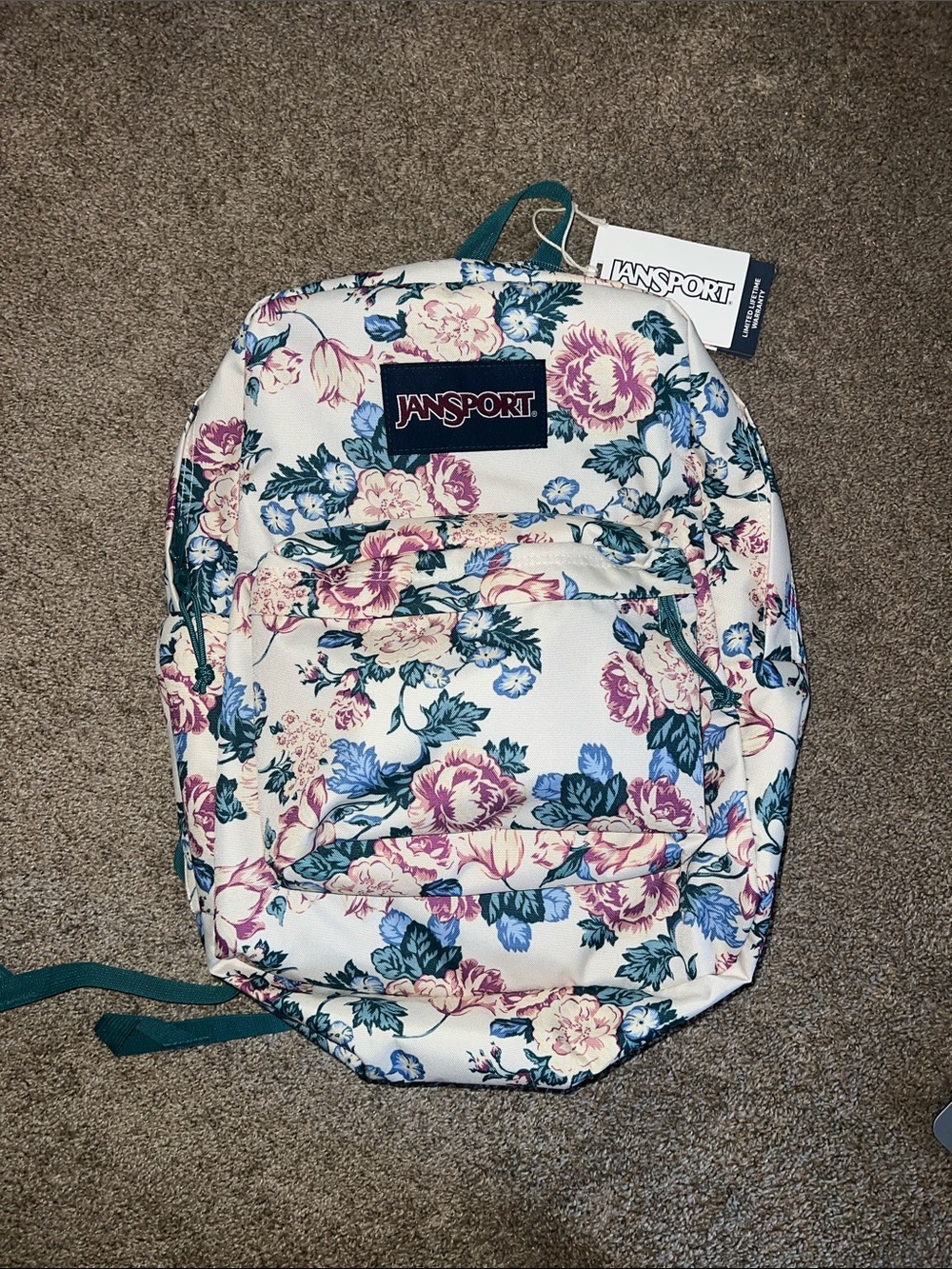 Jansport Moon Flower Floral Backpack